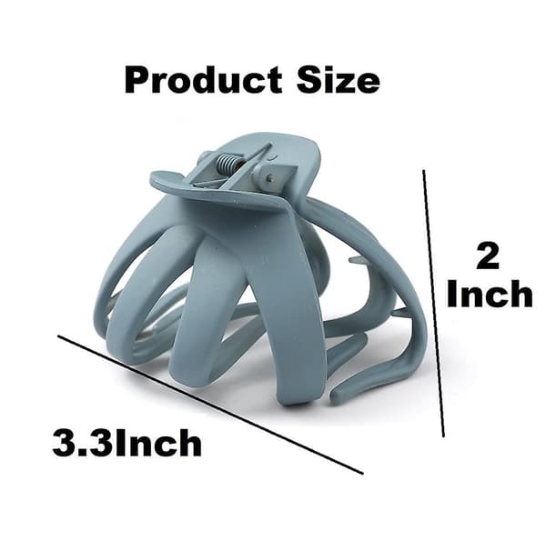 Heytea Pack med 4 Premium Chic Styling Hårclips, Medium Storlek Stark Hållkraft Hårclips Klämmor Inomhus Utomhus Hårfäste Hårstift Hårfäste
