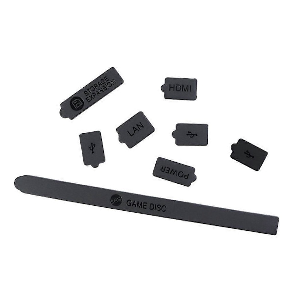 Silikon Dammskyddssats, USB-gränssnitt Dammskydd Dammskyddsplugg för Xbox Series Spelkonsol