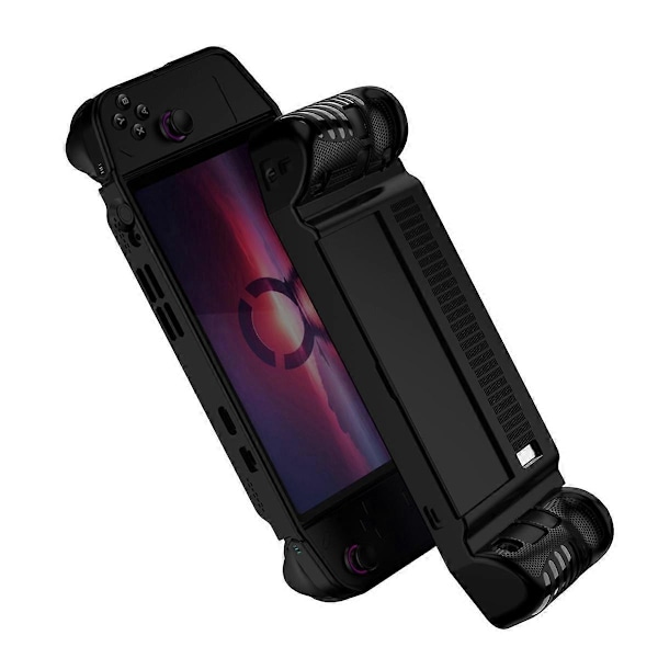 For Legion GO Håndholdt Spilkonsol Fuld Krops Blød TPU Drop-Proof Beskyttelsesetui med Stødabsorberende Sort