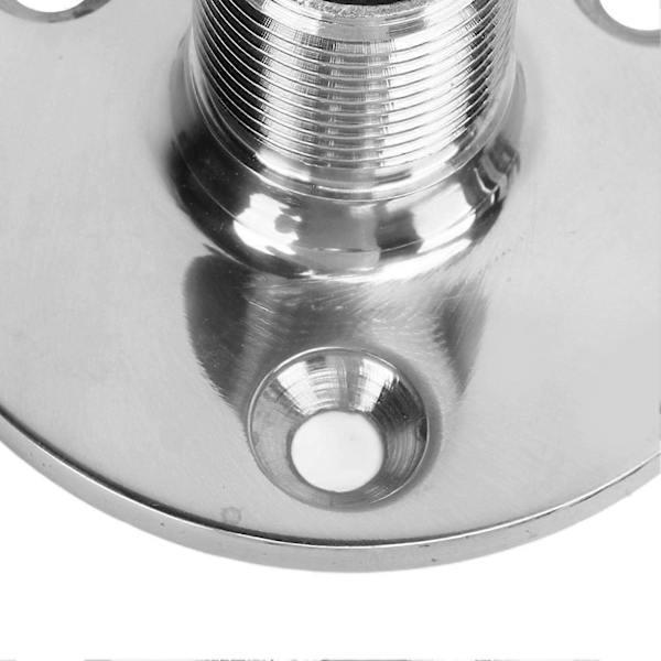 25MM Marin Antenne Basemontering 316 Rustfrit Stål Hantråd Antennebase Bådudstyr
