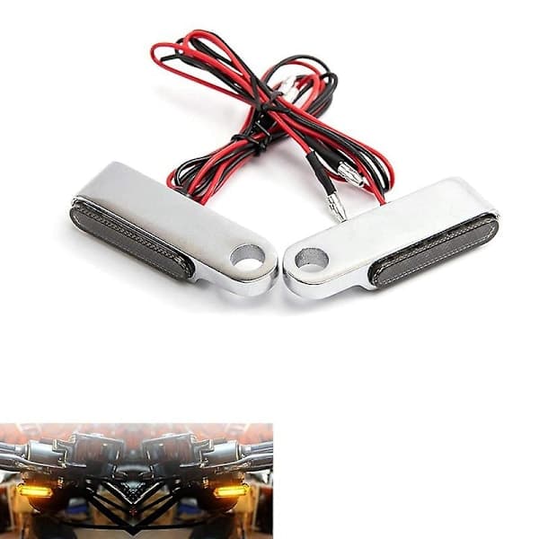 Mini Motorcykel Blinklys LED Flydende Flash Indikator til Motorcykel Scooter