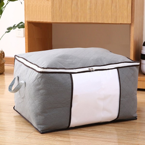 Quilt Storage Bag Non-Woven Moving Storage Bag Finishing Bag Storage Basket Dust-Proof Moisture-Proof Bag Storage Box