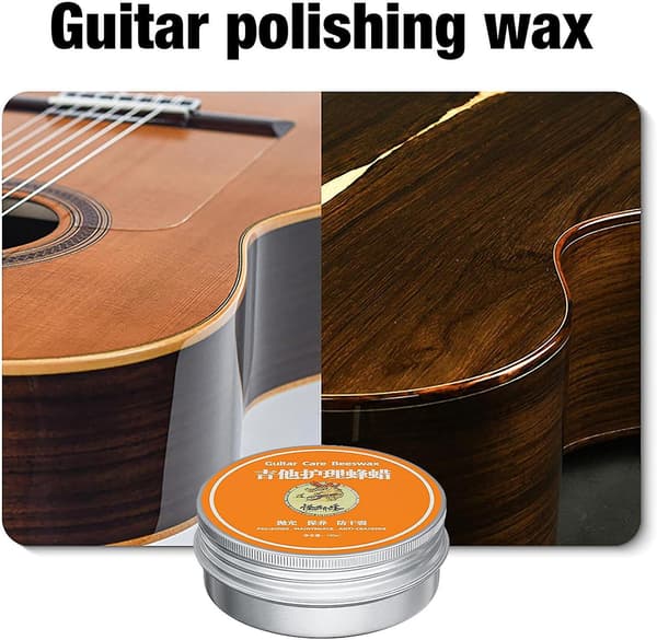Gitarr Bivax Polish, Trä Bivax Polish För Trägitarr, Gitarr Bivax, Multifunktionell Underhåll Bivax Rengöring Musikinstrumentvård