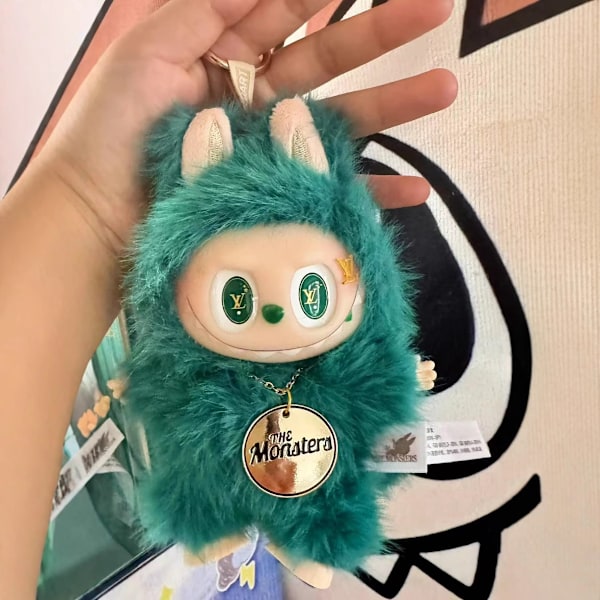 labubu modifierad docka pop mart LV limited edition labubu vinyl plysch docka hänge gåva blind box