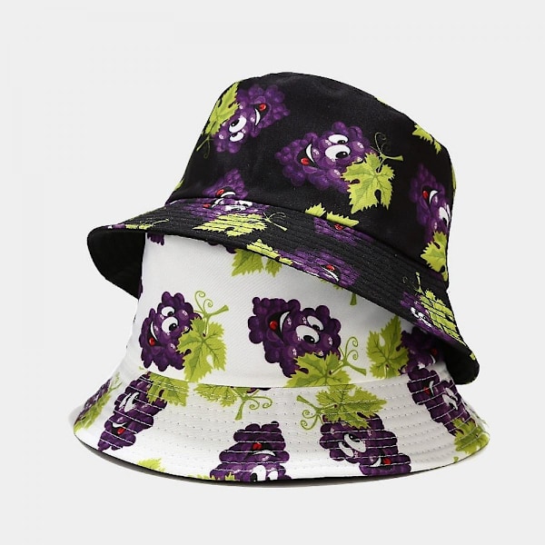 Sööt Bucket Hat - Rantakalastajan Hattu Naisille, Kääntyvä Kaksipuolinen Unisex (HATH013)