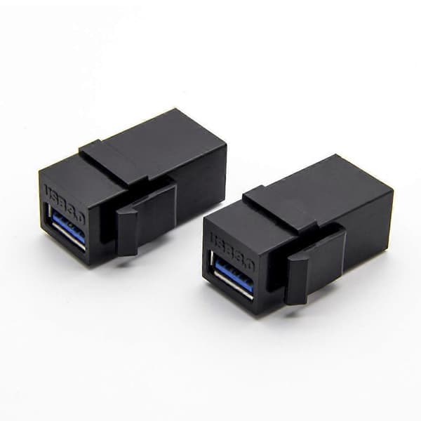 USB 3.0 Keystone Jack Insatser USB-adaptrar Kabelgränssnitt Koppling Hona