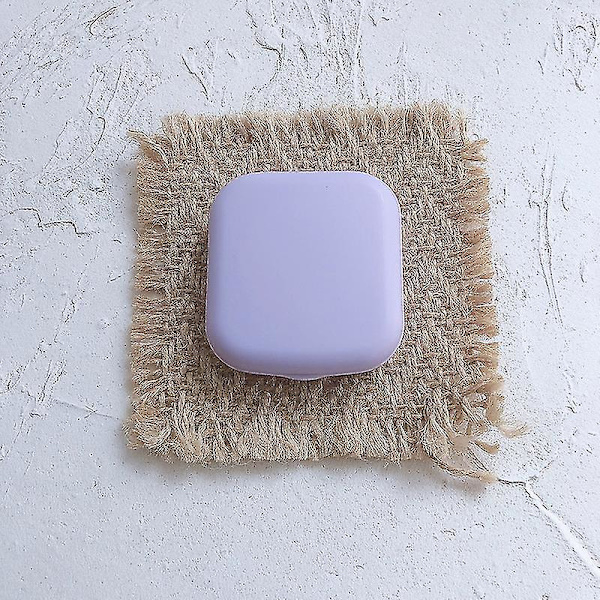 Case Mini Box Kannettava Söpö Matkakotelo R-tikku Pullolla Violetti