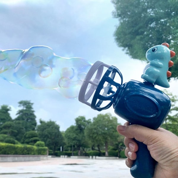 1 Set 100ml Bubbelmaskin Djurtema Kul med Vattenbricka Skapa Atmosfär Dinosaurier Kor Fläktformad Bubbelblåsare Utomhusleksak