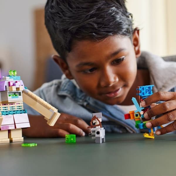 Minecraft Vildsvin Showdown Montering Byggstenar Leksaker