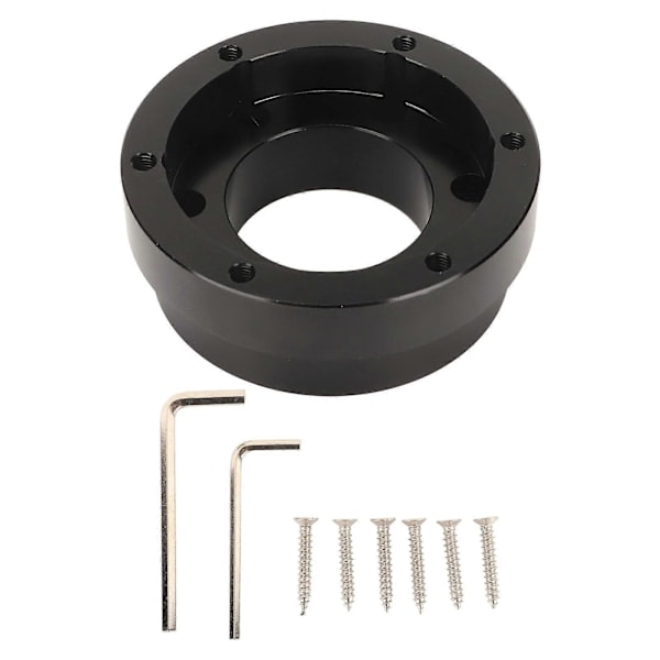 70 mm Rat Adapterplade Legeringshjul Adapterplade til Logitech, Momo, Sparco 13 14 Tommer PCD Rat, Sort