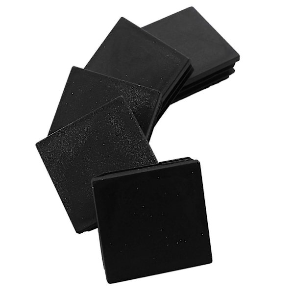 Muovisten neliöputkien päätyjen peitekappaleet 50mmx50mm 5 kpl