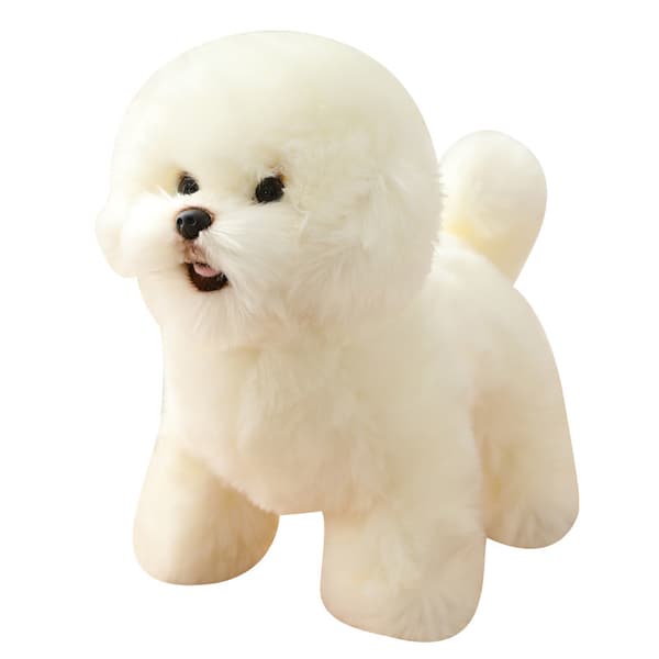 27 cm Realistinen Harmaa Susi Koira Husky Pehmolelu