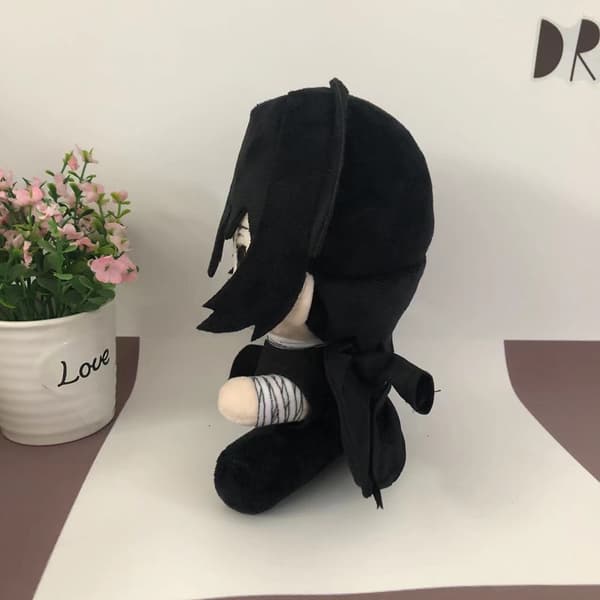 Plush Anime Bungo Stray Dogs Karakterutstoppede Puter Dazai Black