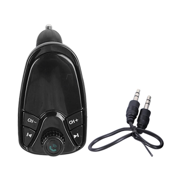 USB Bil Lader Stor Skjerm Dobbel USB Port Rask Lading Håndfri Samtale FM Sender Bluetooth MP3