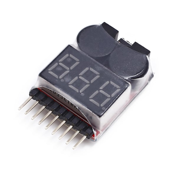 2 stk Mlarm Er Er Lav Spændings Buzzer Alarm Med LED-indikator Til 1-8 S Lipo Limn Li-