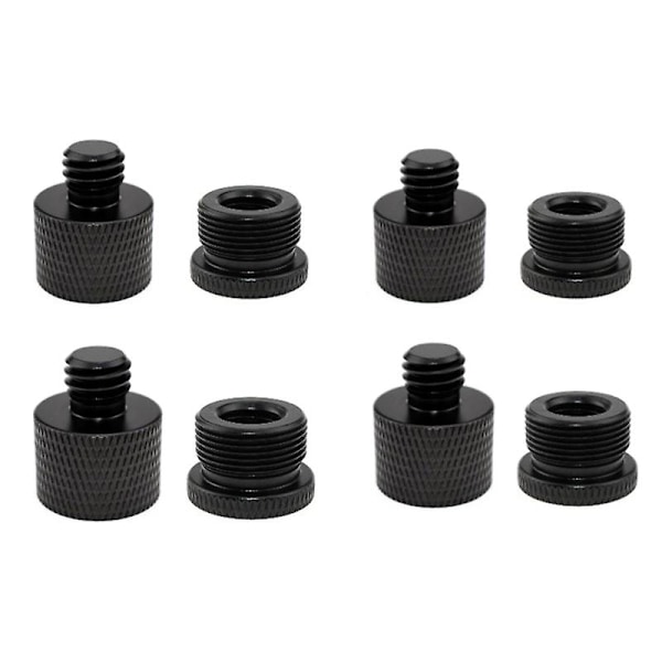 Mikrofonstativadapter Aluminiumlegering - 5/8 3/8 1/4 Skruvadapter för Kamerastativ