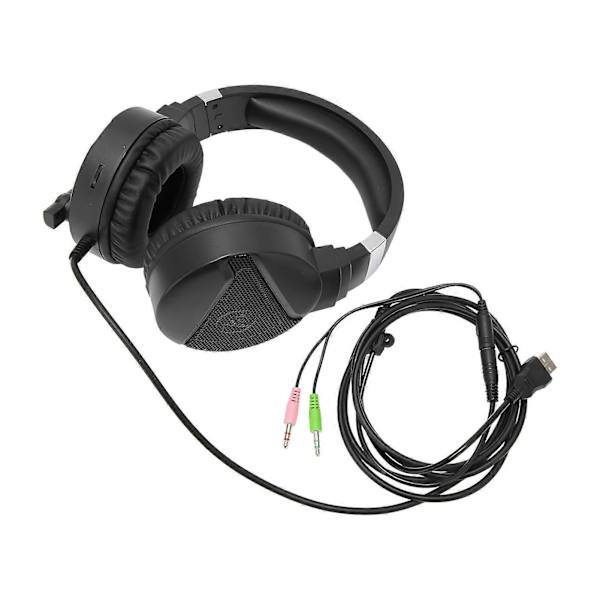 F16 Pelikuulokkeet Melunvaimennusmikrofoni 7.1 Tilaääni RGB-valaistus Pelikorvatyynyt PC:lle