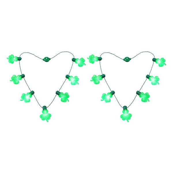 2 stk. Shamrock Halskæde