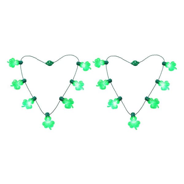 2 stk. Shamrock-halskjede