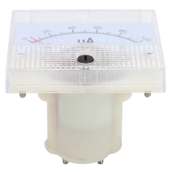 Analog Strömgivare för 85C1 DC 0~100UA, Peka Typ, Panelmätare, Mätinstrument
