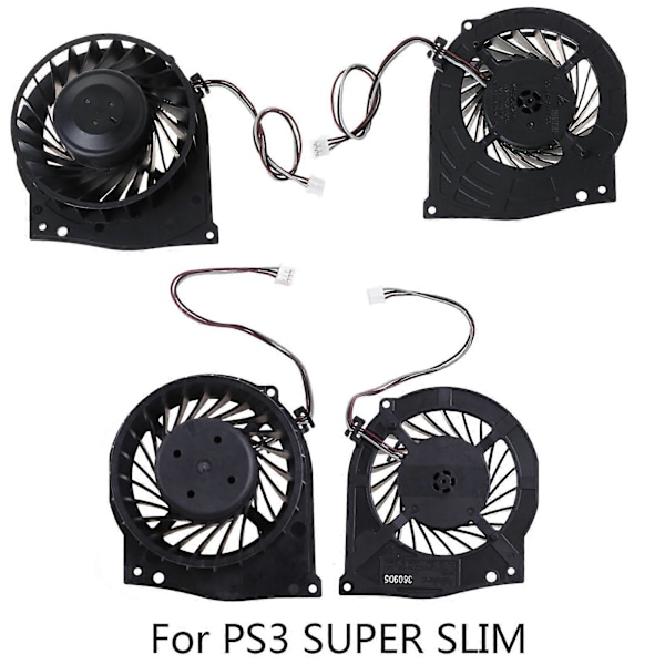 Harjaton jäähdytystuuletin Delta KSB0812HE:lle SonyPS 3:lle PS3 Super Slim 4000 4K CECH-4201B:lle - Jäähdytystarvikkeet