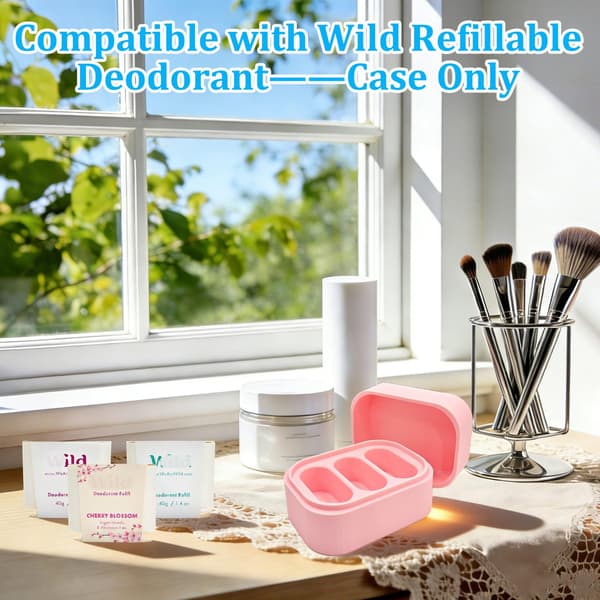 Exklusiv förvaringslåda för We Are Wild 3-pack påfyllningsbar fast deodorantbalsam.