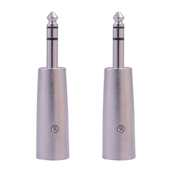 1/4-tommer Han TRS til XLR Han Adapter Audio Stik til Mixere & Mikrofoner
