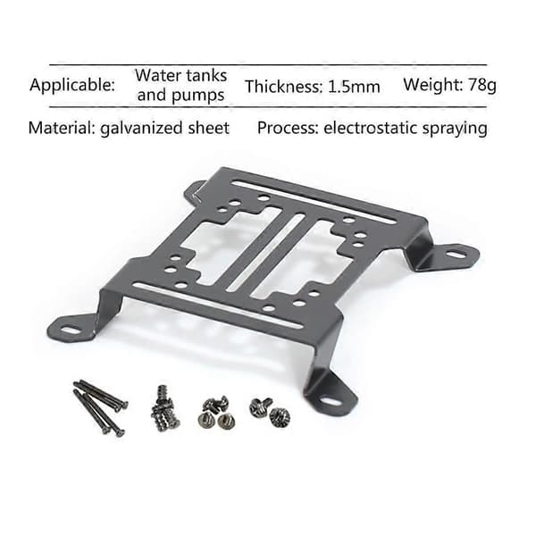 12cm 14cm Vattenpumpfäste Stativ Vattenavloppstank för Effektiv Kylning