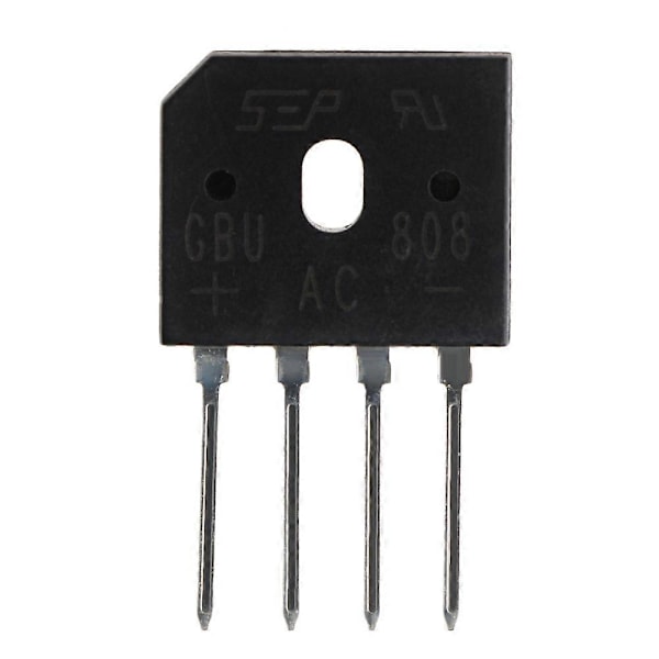 Nye 5 stk. Enfasede Diodebro-lige-rettere IC-chip 8A