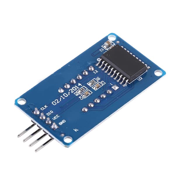 Rød LED Digital Display 4-cifret 7-segment Modul Justerbar Lysstyrke
