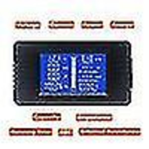0-200v 100a Digital Voltmeter Amperemeter Bil Er Ance Volta Energ