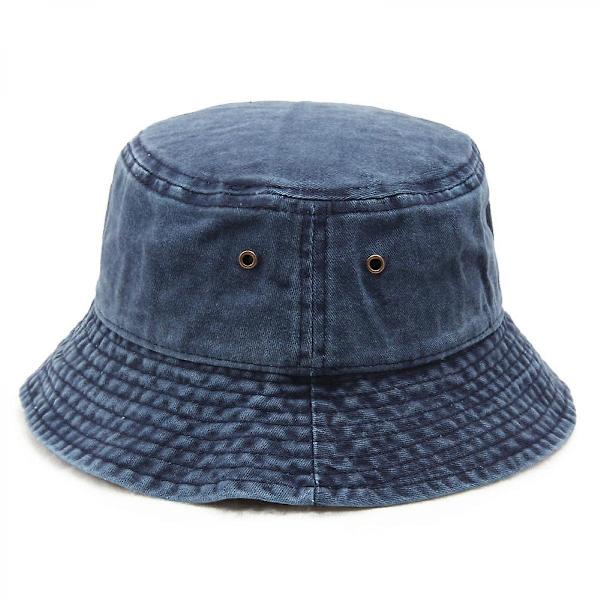 Unisex Denim Bucket Hat Solhatt Bredbremmet Bucket Hat Menn Kvinner Tenåring Utendørs (Jeansblå)