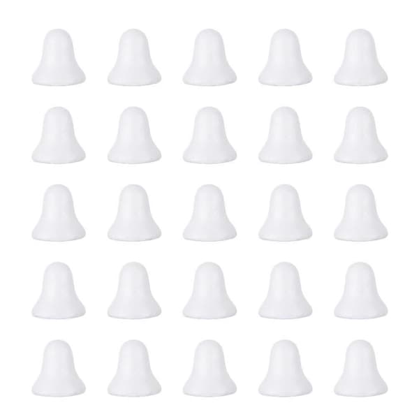 40 st Oavslutade Klockmodeller DIY Klockformade Målningsleksaker DIY Julhantverk Material