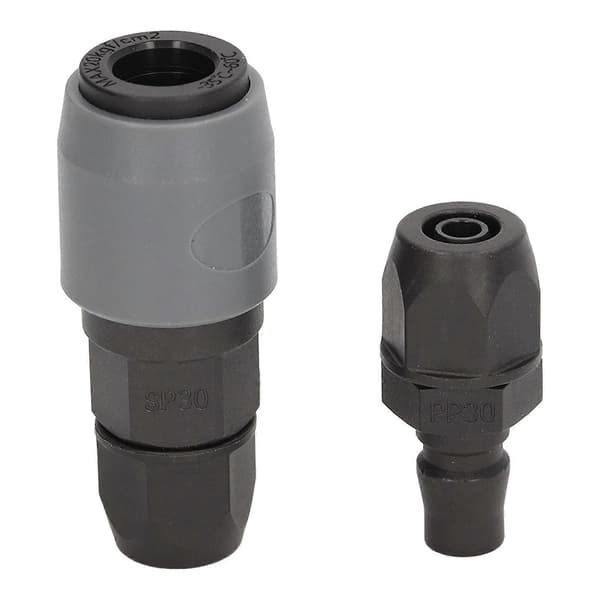 5-pack Pneumatiskt Snabbkoppling C-typ Självlåsande Luftkompressor Slangkoppling Plug Socket (SP+PP30)