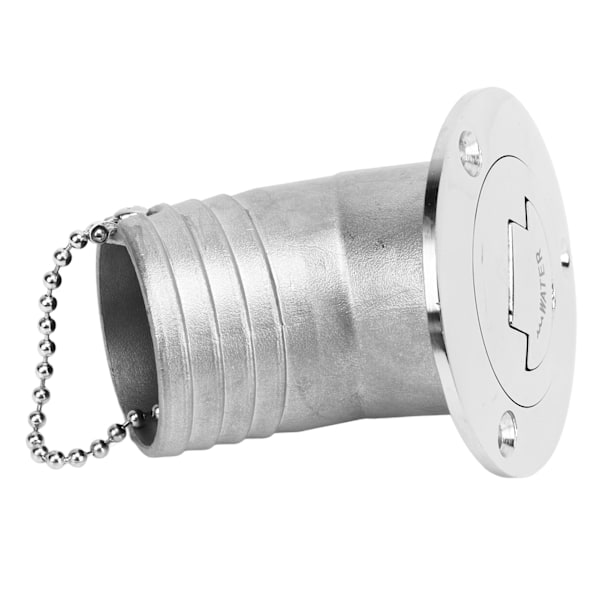 Marine Dæksfylder 45° 316 Rustfrit Stål 38mm Flip Top Fyldehætte med Nøglefri Dækning til Yachting Vand