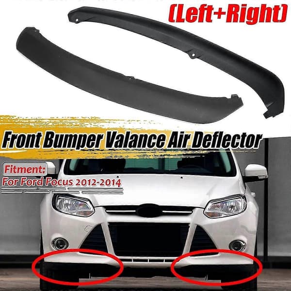 2 stk. Forlygte Spoiler Luft Chin Splitter Nedre Valance Panel til Focus 2012-2014 FO1095244C