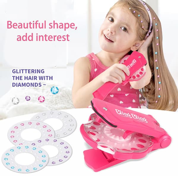 Blinger Diamond Styler Kit Glam Styling Tool Med 180 Stene Til Børn Piger Damer
