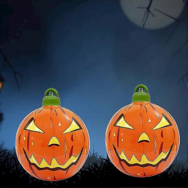 Halloween Oppblåsbart Pumpekin Dekorasjon Utendørs Leke Hagegressplen Festdekorasjon