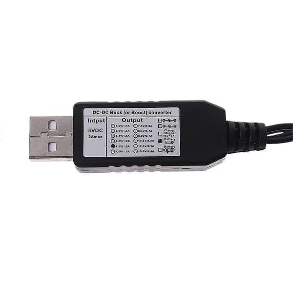 Batteri Eliminator USB Strømkabel Erstatter Li-ion Batteri 5V USB Konverterer til 4.5V