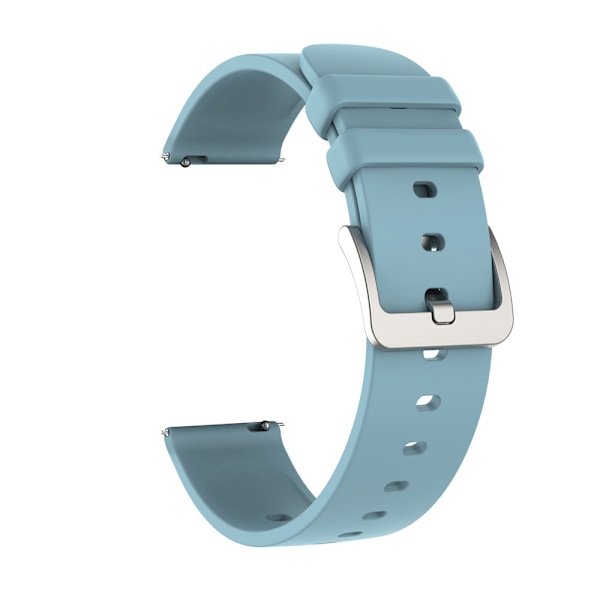 Smartwatch rem 20mm øreforsyning silikone udskiftningsrem