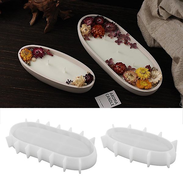 DIY Bådsformet Lyskop Silicone Form Mode Resin Opbevaring Organiser Maker til Hjemmebrug