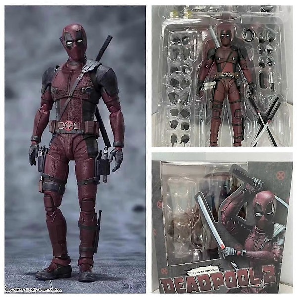 Deadpool 2 Marvel actionfigur KO-version filmleksak avtagbar modell leksak samlarobjekt docka present