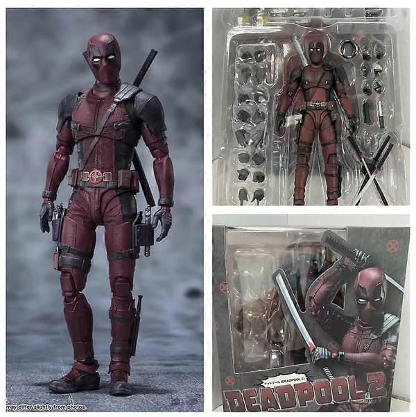 Deadpool 2 Marvel actionfigur KO-versjon filmleketøy avtakbar modell leketøy samleobjekt dukkegave