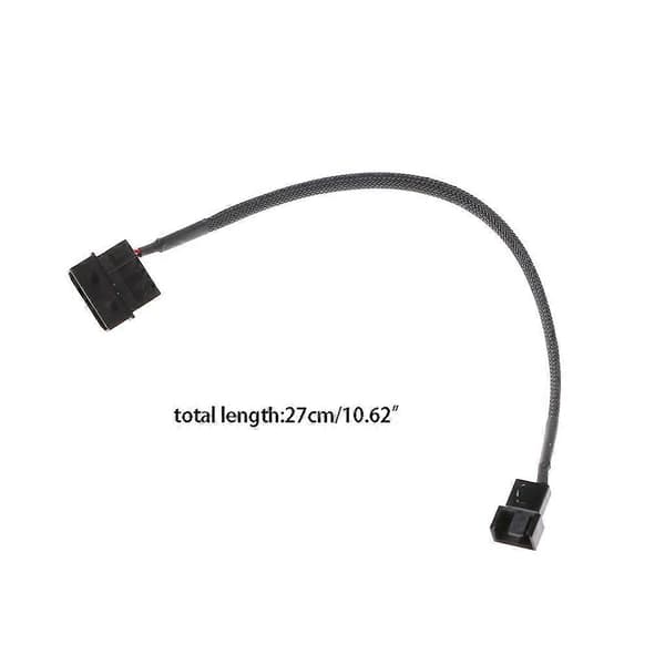 PWM-blæser 4-polet Molex Han til 3-polet/4-polet PC-blæser Strømadapter Stikkabel