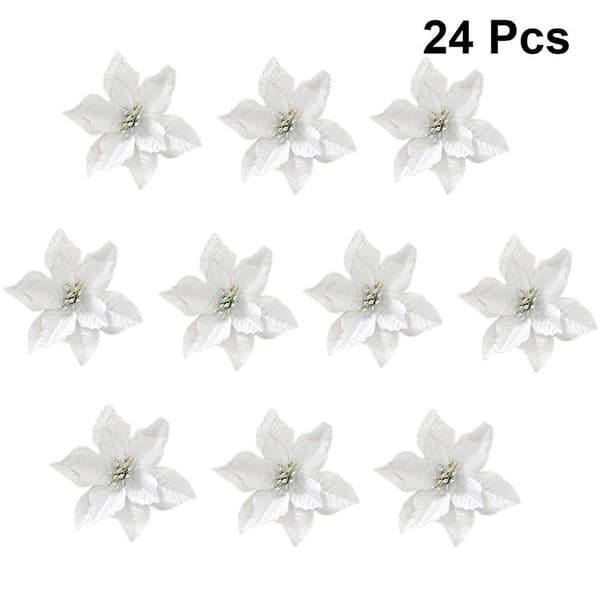 24 stk Bryllupsdekorative Blomster
