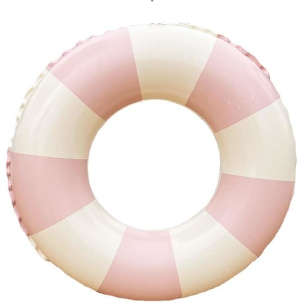 Medium Badring för Barn och Vuxna, 63 cm Klassisk Randig Pool Innerring, Uppblåsbara Poolleksaker, Flyt Naken, Pool Flytleksaker Vuxenstorlek för Sommarpool
