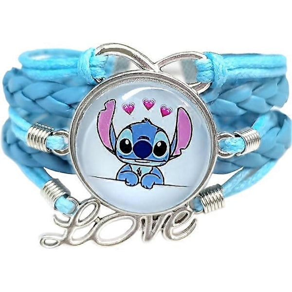 Stitch-armbånd for fest, Lilo og Stitch-gave Stitch-ting Kvinner Jenter Smykker Armbånd Bursdagsgaver