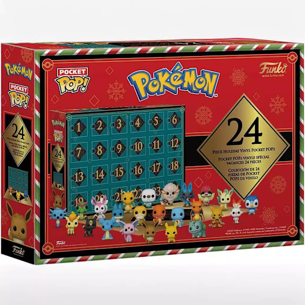 Joulukalenteri - Pokemonien Joulukalenteri 24 Pocket Pop Yllätyslaatikko