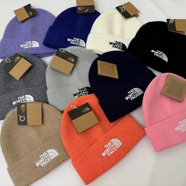 Ullhatt for utendørs, strikket lue for menn og kvinner, trendy merke, allsidig med bokstaver, varm for høst og vinter