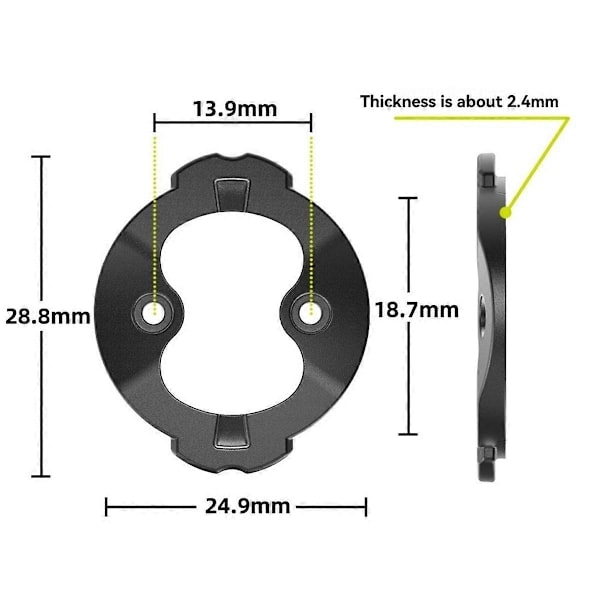 Passer til Garmin 540/840 cykelcomputer beslag reparationsdele aluminiumslegering